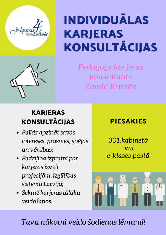 Karjeras konsultanta konsultācijas Karjeras konsultanta konsultācijas