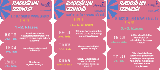 Pavasara darbnīcas