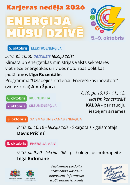 Karjeras nedēļa 2026